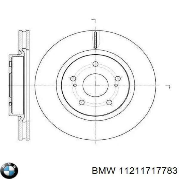 11211717783 BMW Folhas inseridas principais de cambota, kit, 2ª reparação ( + 0,50)