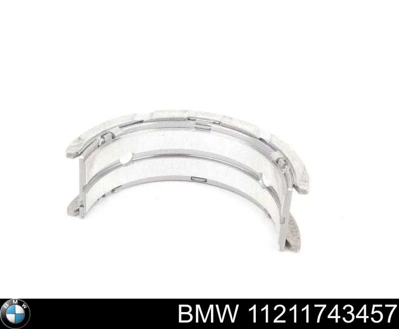 11211743457 BMW Folhas inseridas principais de cambota, kit, 1ª reparação ( + 0,25)