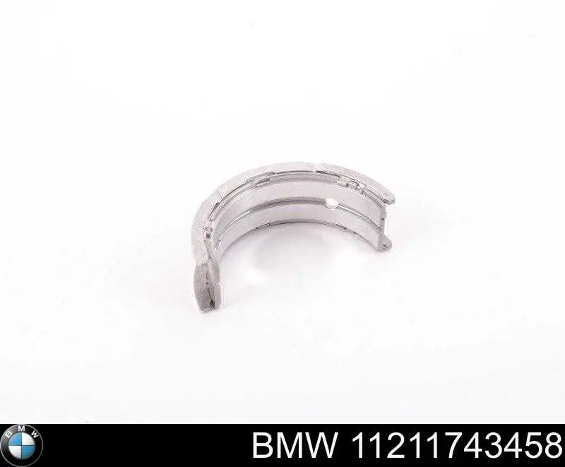 11211743458 BMW Folhas inseridas principais de cambota, kit, 1ª reparação ( + 0,25)