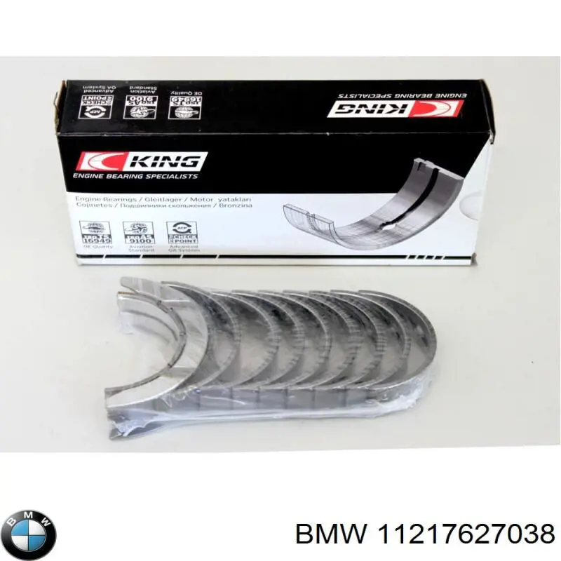 Folhas inseridas de cambota de biela, kit, 1ª reparação ( + 0,25) BMW 11217627038 preço, a partir de 56,61 USD