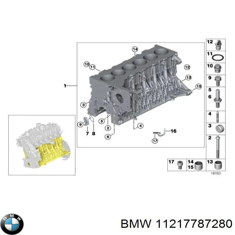 Compre 11217787280 BMW Engrenagem de cadeia da roda dentada de acionamento de cambota de motor