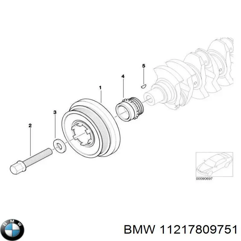 Engrenagem de cadeia da roda dentada de acionamento de cambota de motor BMW 11217809751 preço, a partir de 101,62 USD