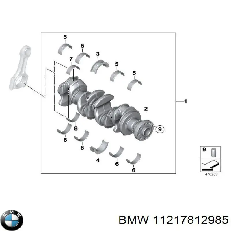 Cambota de motor BMW 11217812985 preço, a partir de 806,39 USD