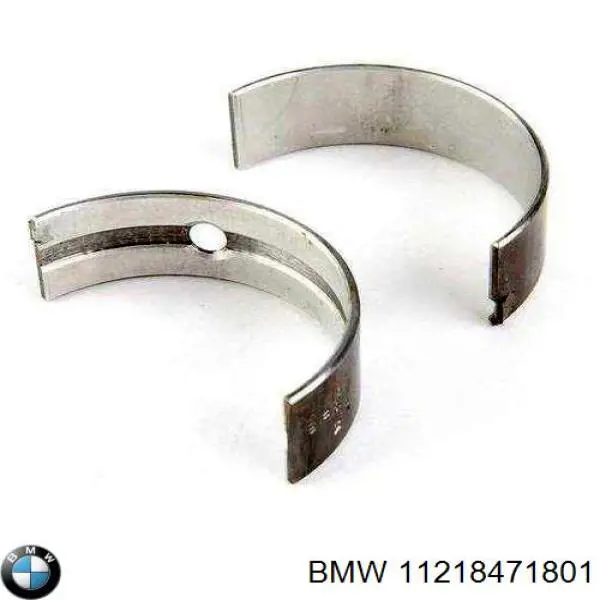 11218471801 BMW Folhas inseridas principais de cambota, kit, 1ª reparação ( + 0,25)