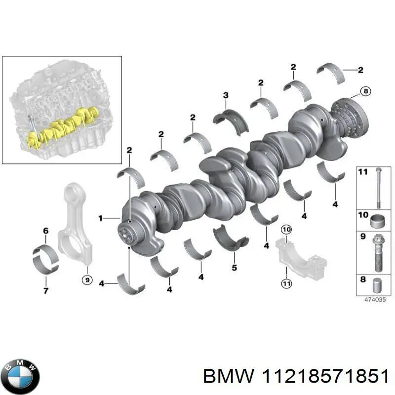 Cambota de motor BMW 3  G21, G81