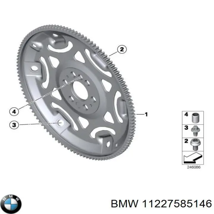 Volante de motor BMW 11227585146 preço, a partir de 851,03 USD
