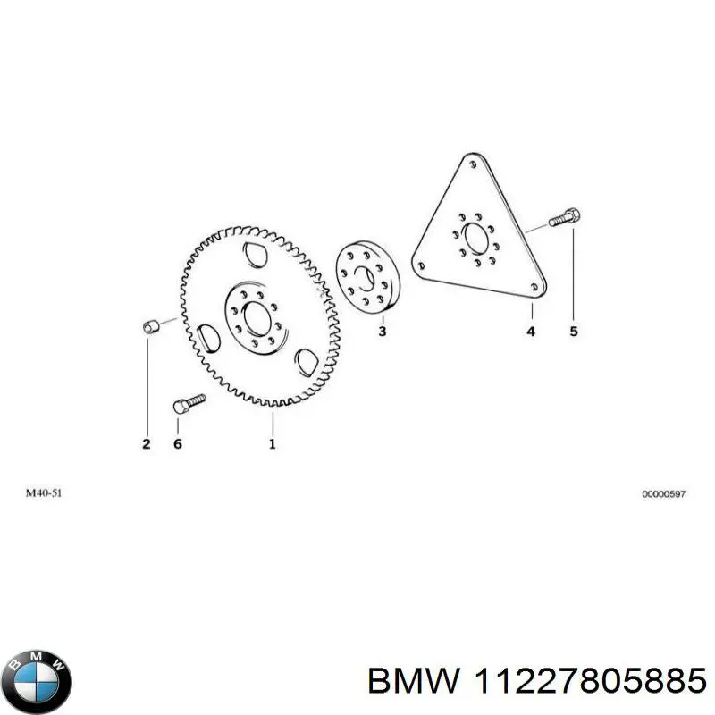 Parafuso de fixação de volante BMW 11227805885 preço, a partir de 6,31 USD