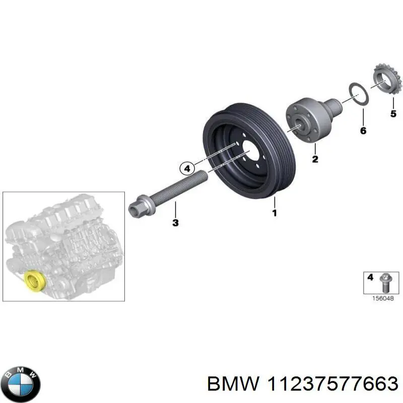 Polia de cambota BMW 11237577663 preço, a partir de 228,87 USD