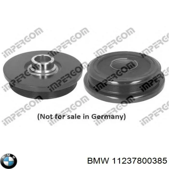 Polia de cambota BMW 11237800385 preço, a partir de 276,09 USD