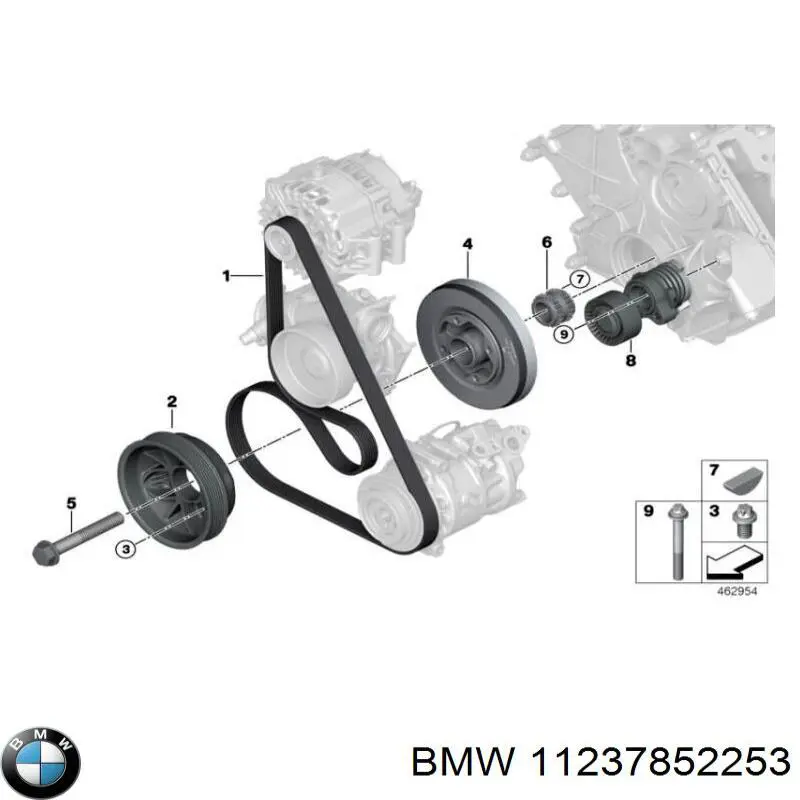 11237852253 BMW Polia de cambota