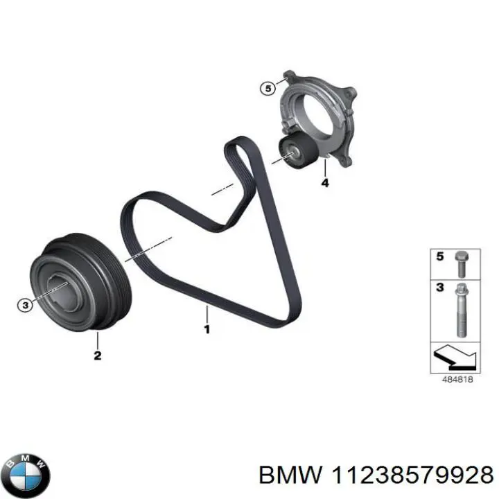 11238579928 BMW Polia de cambota