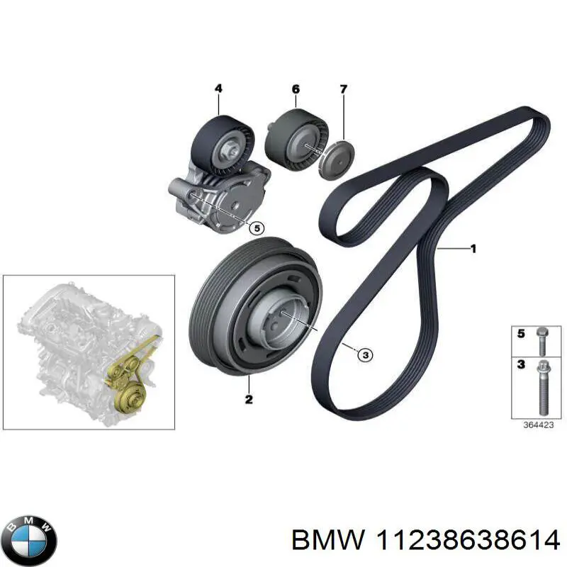 Polia de cambota BMW 11238638614 preço, a partir de 150,04 USD