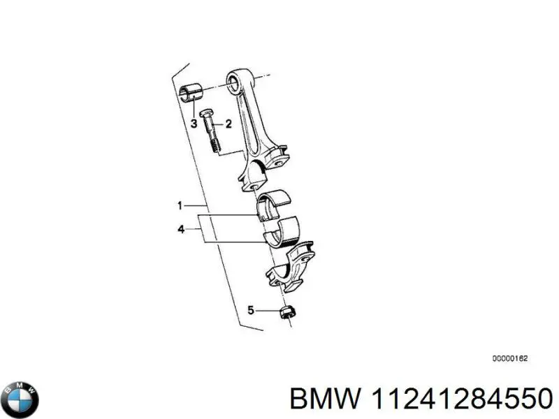 Folhas inseridas de cambota de biela, kit, padrão (STD) BMW 11241284550 preço, a partir de 64,83 USD