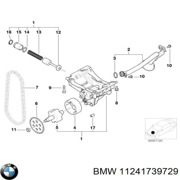 Compre 11241739729 BMW Parafuso de biela