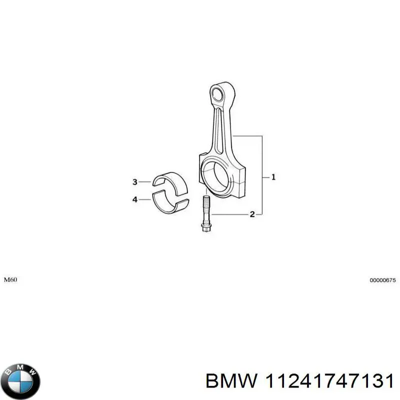 11241747131 BMW Parafuso de biela