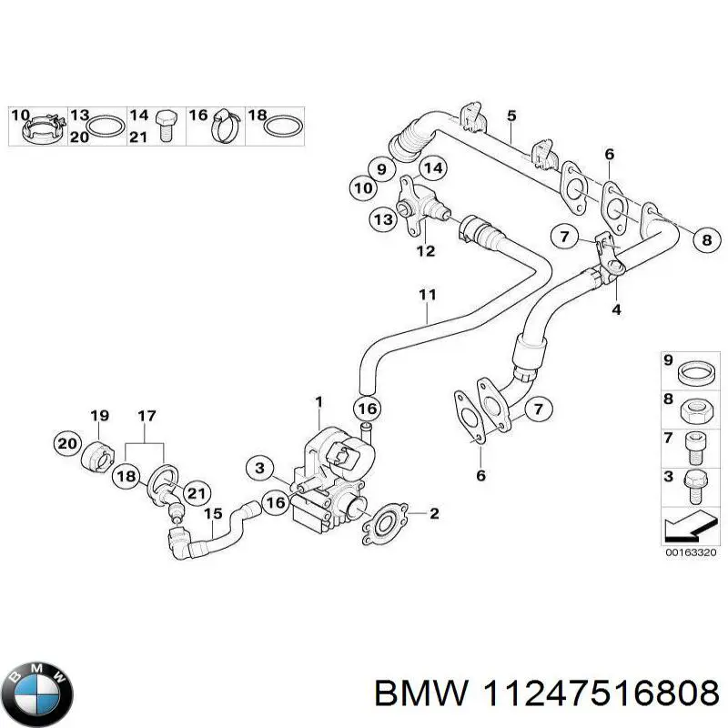 Compre 11247516808 BMW Parafuso de biela