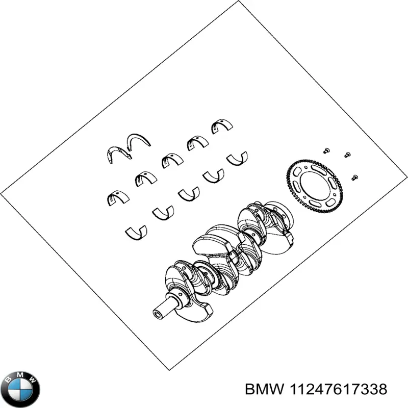 Folhas inseridas de cambota de biela, kit, padrão (STD) BMW 11247617338 preço, a partir de 64,15 USD