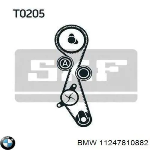 Compre 11247810882 BMW Folhas inseridas de cambota de biela, kit, 2ª reparação ( + 0,50)