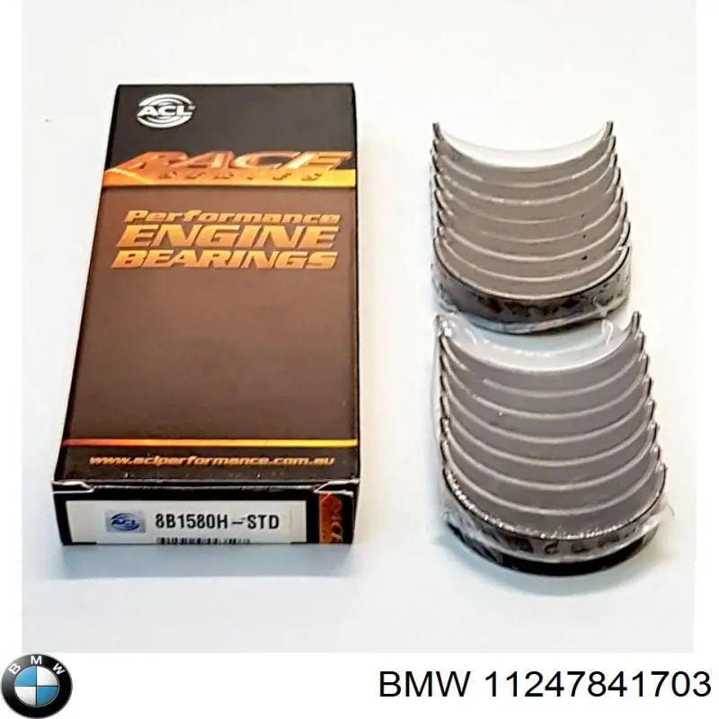 11247841703 BMW Folhas inseridas principais de cambota, kit, 1ª reparação ( + 0,25)