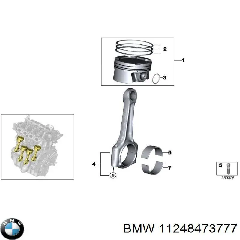 Biela de pistão de motor BMY BMY1703 preço, a partir de 75,06 USD