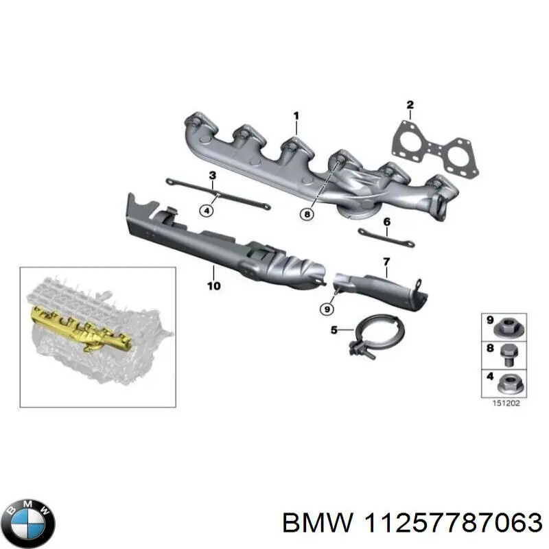 Compre 11257787063 BMW Pistão do kit para 1 cilindro, STD