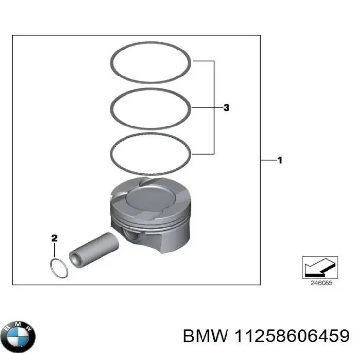 Pistão do kit para 1 cilindro, STD BMW 11257640166 preço, a partir de 92,63 USD