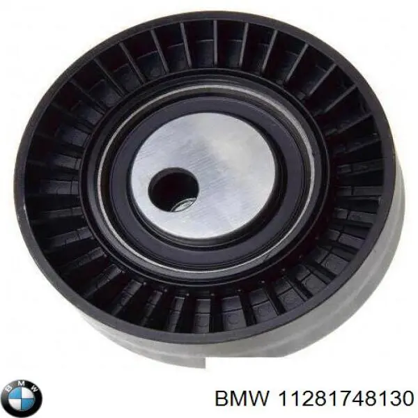 Compre 11281748130 BMW Rolo parasita da correia de transmissão