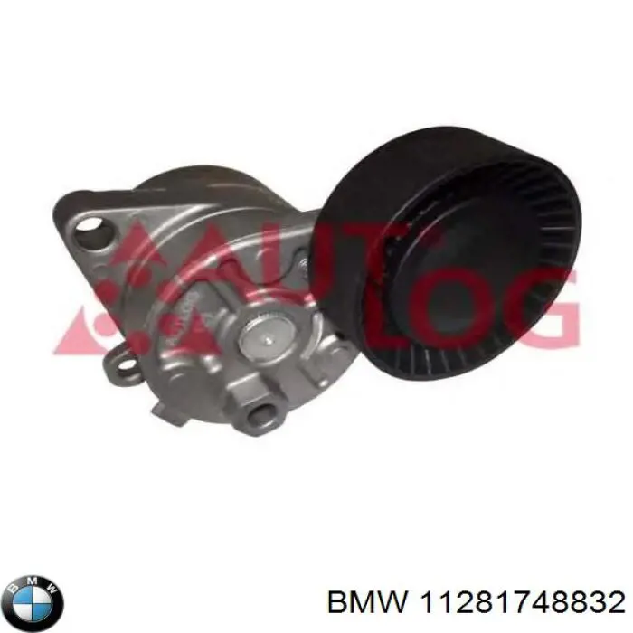 Reguladora de tensão da correia de transmissão 11281748832 BMW