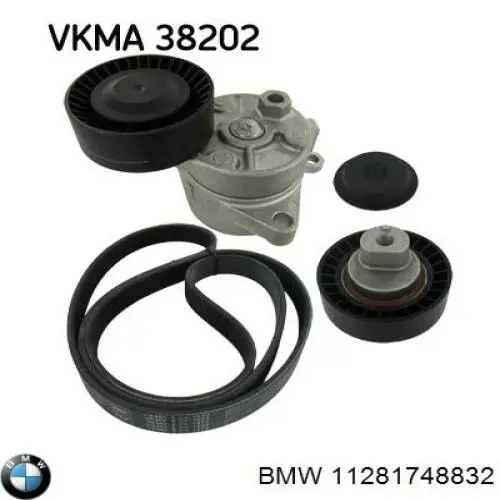 11281748832 BMW Reguladora de tensão da correia de transmissão