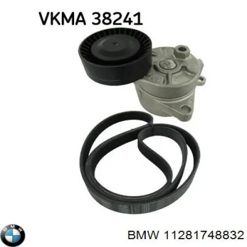 Reguladora de tensão da correia de transmissão BMW 11281748832