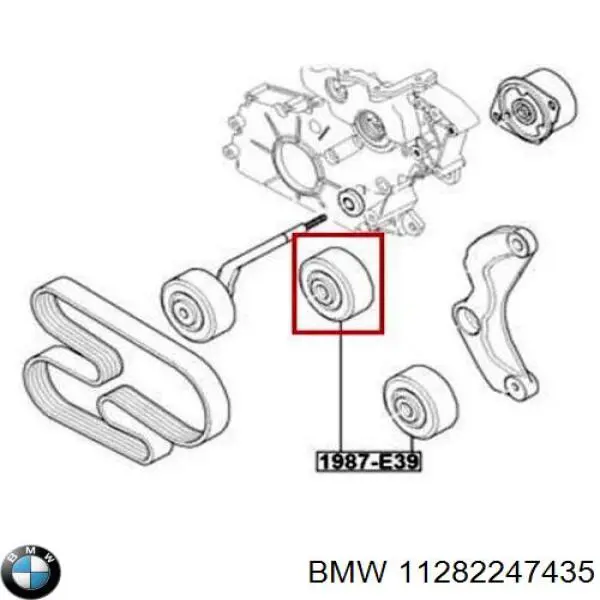 Rolo parasita da correia de transmissão BMW 11282247435 preço, a partir de 18,09 USD