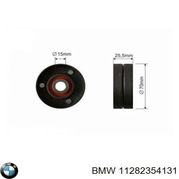 11282354131 BMW Rolo de reguladora de tensão da correia de transmissão