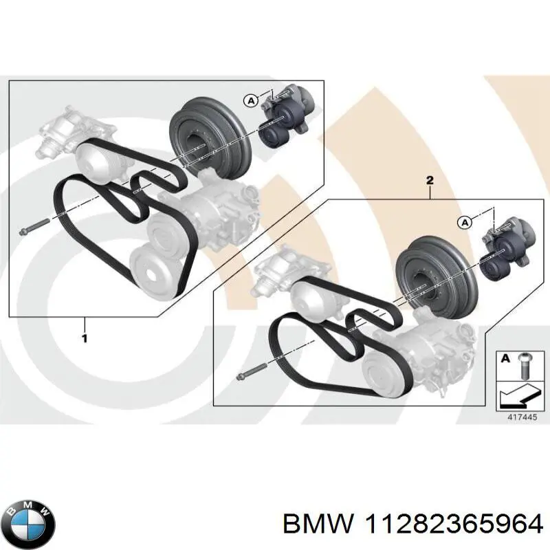 11282365964 BMW Correia dos conjuntos de transmissão, kit