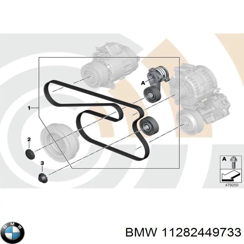 11282449733 BMW Correia dos conjuntos de transmissão, kit