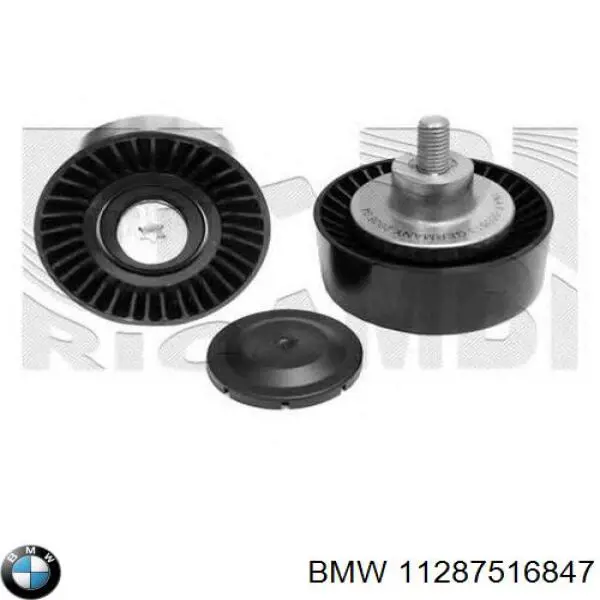 Compre 11287516847 BMW Rolo parasita da correia de transmissão