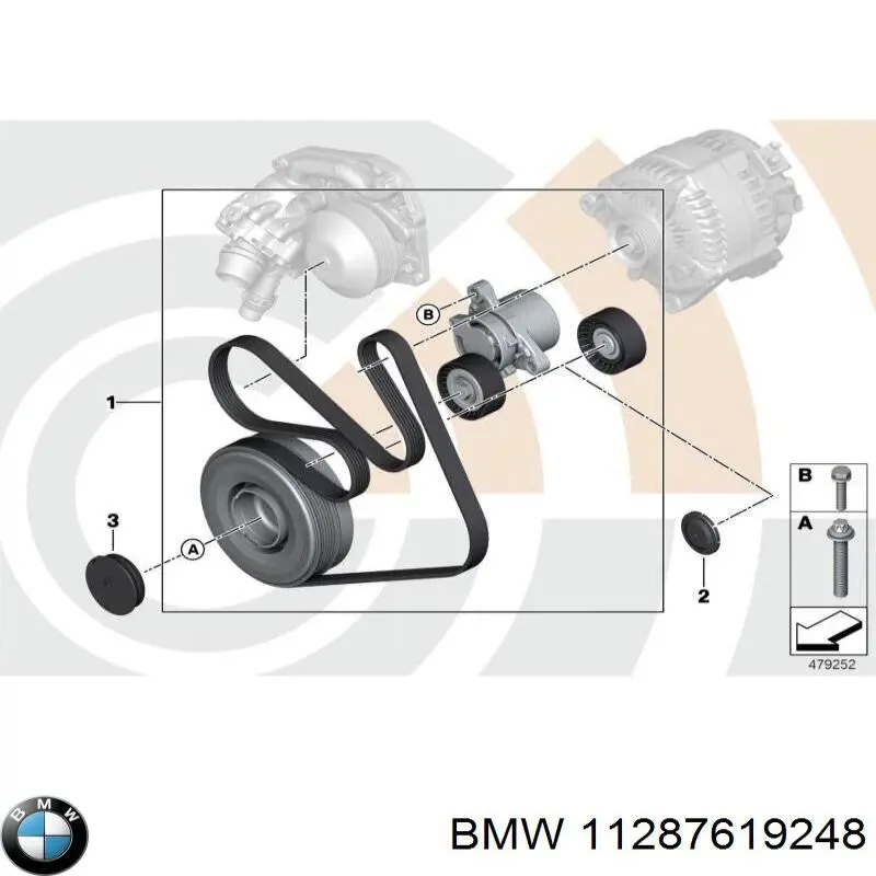 Reguladora de tensão da correia de transmissão BMW 11287619248 preço, a partir de 56,88 USD