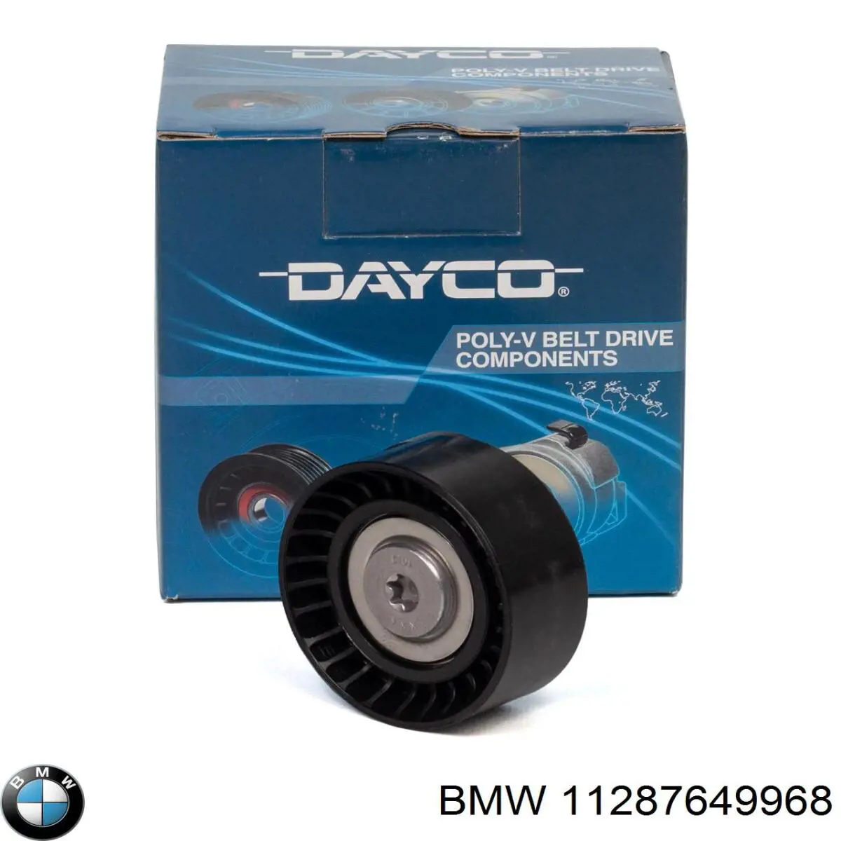Compre 11287649968 BMW Rolo parasita da correia de transmissão