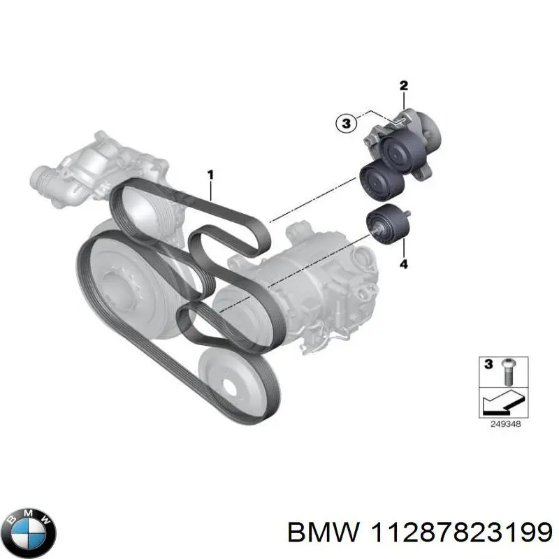 Reguladora de tensão da correia de transmissão BMW 11287823199 preço, a partir de 107,08 USD