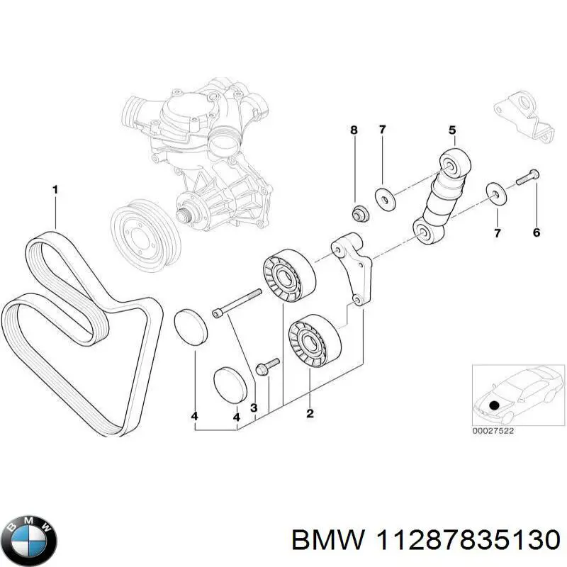 11287835130 BMW Sensor do nível de combustível no tanque