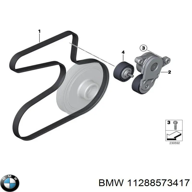 11288573417 BMW Correia dos conjuntos de transmissão