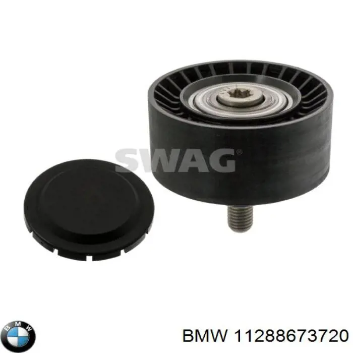 Compre 11288673720 BMW Rolo parasita da correia de transmissão