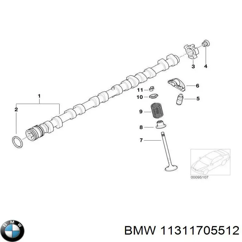 Vedação da árvore distribuidora de motor BMW 11311705512 preço, a partir de 14,68 USD