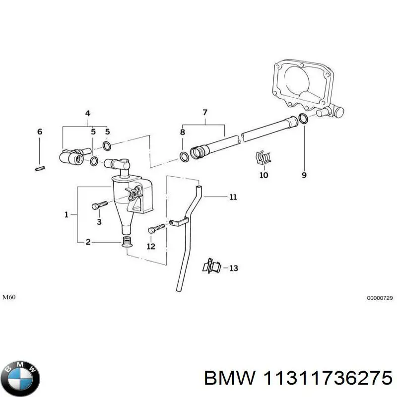 Amortecedor de cadeia do mecanismo de distribuição de gás BMW 11311736275 preço, a partir de 143,03 USD