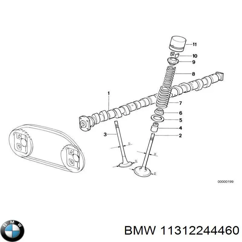 Árvore distribuidora de motor BMW 11312244460 preço, a partir de 205,07 USD
