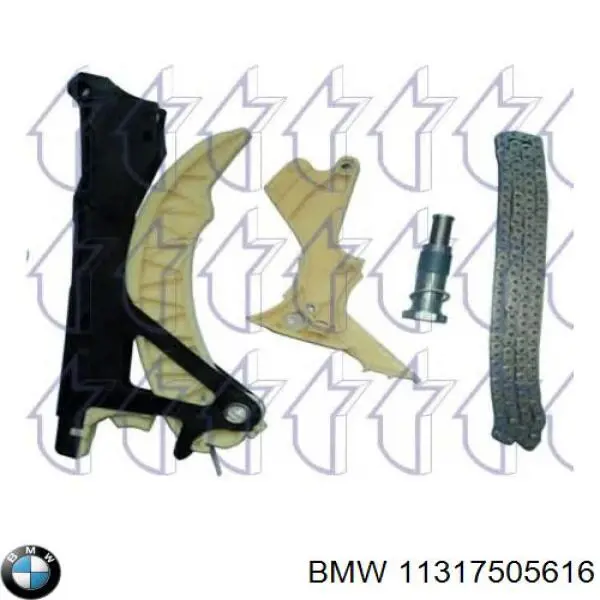 Compre 11317505616 BMW Amortecedor de cadeia do mecanismo de distribuição de gás, superior CBC