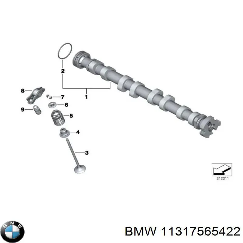Árvore distribuidora de motor de escape Peugeot/Citroen 0801EG preço, a partir de 236,21 USD