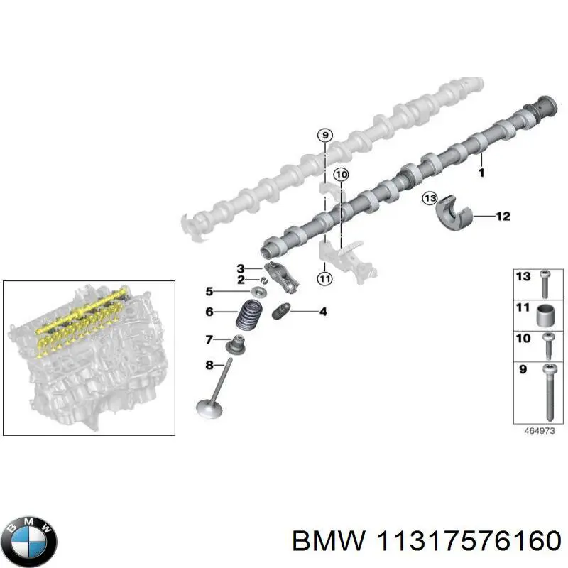 Compre 3M109049 AND Árvore distribuidora de motor de admissão