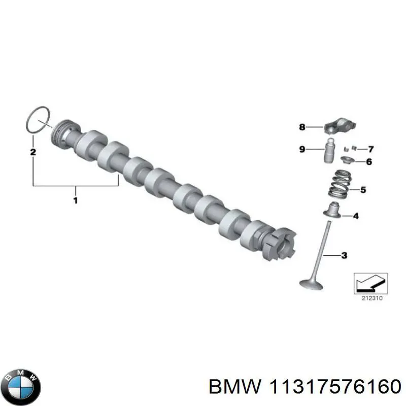 3M109049 AND Árvore distribuidora de motor de admissão