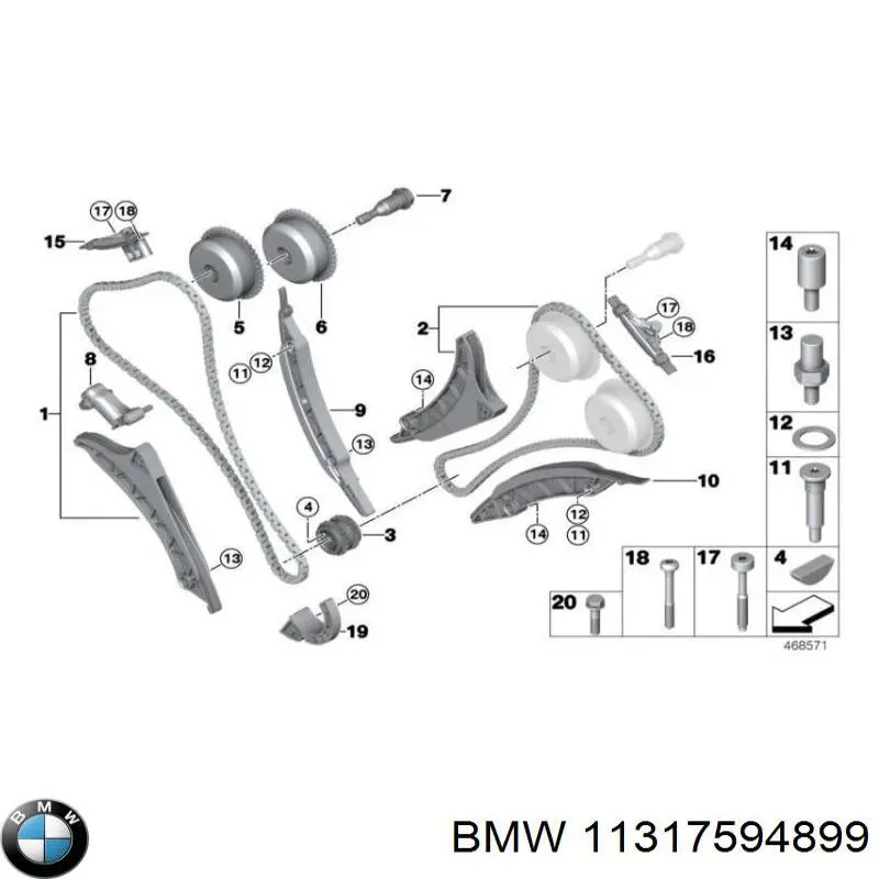  BMW 11317594899 preço, a partir de 62,92 USD