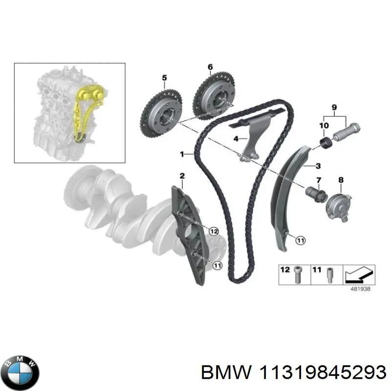 11319845293 BMW 